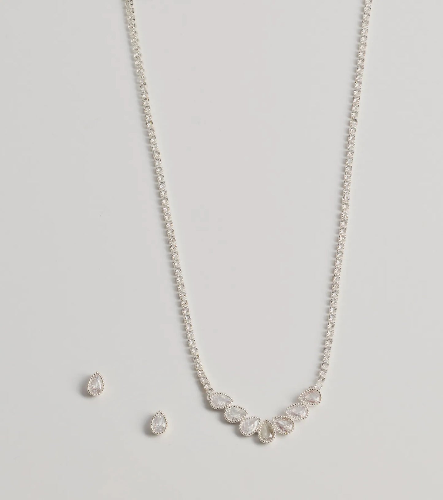 Unforgettable Luxe Cubic Zirconia Necklace Set