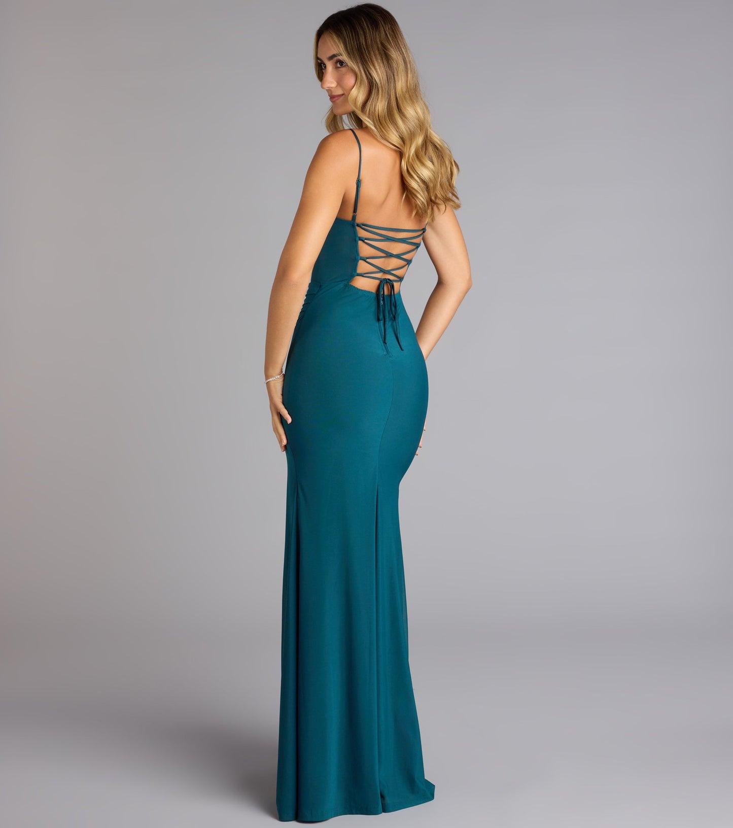 Marabella Mesh Corset Mermaid Formal Dress