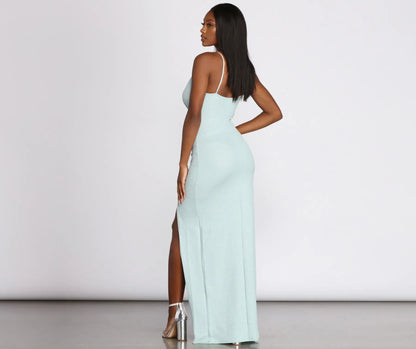 Carella Wrap Glitter Dress