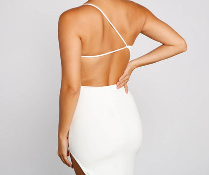 Alisha Asymmetrical One-Shoulder Formal Dress