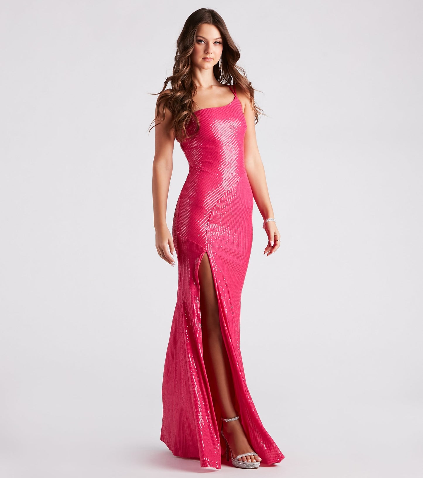 Renee Formal Sequin Long Slit Dress