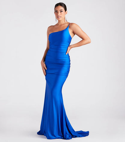 Nicole Formal One-Shoulder Mermaid Dress