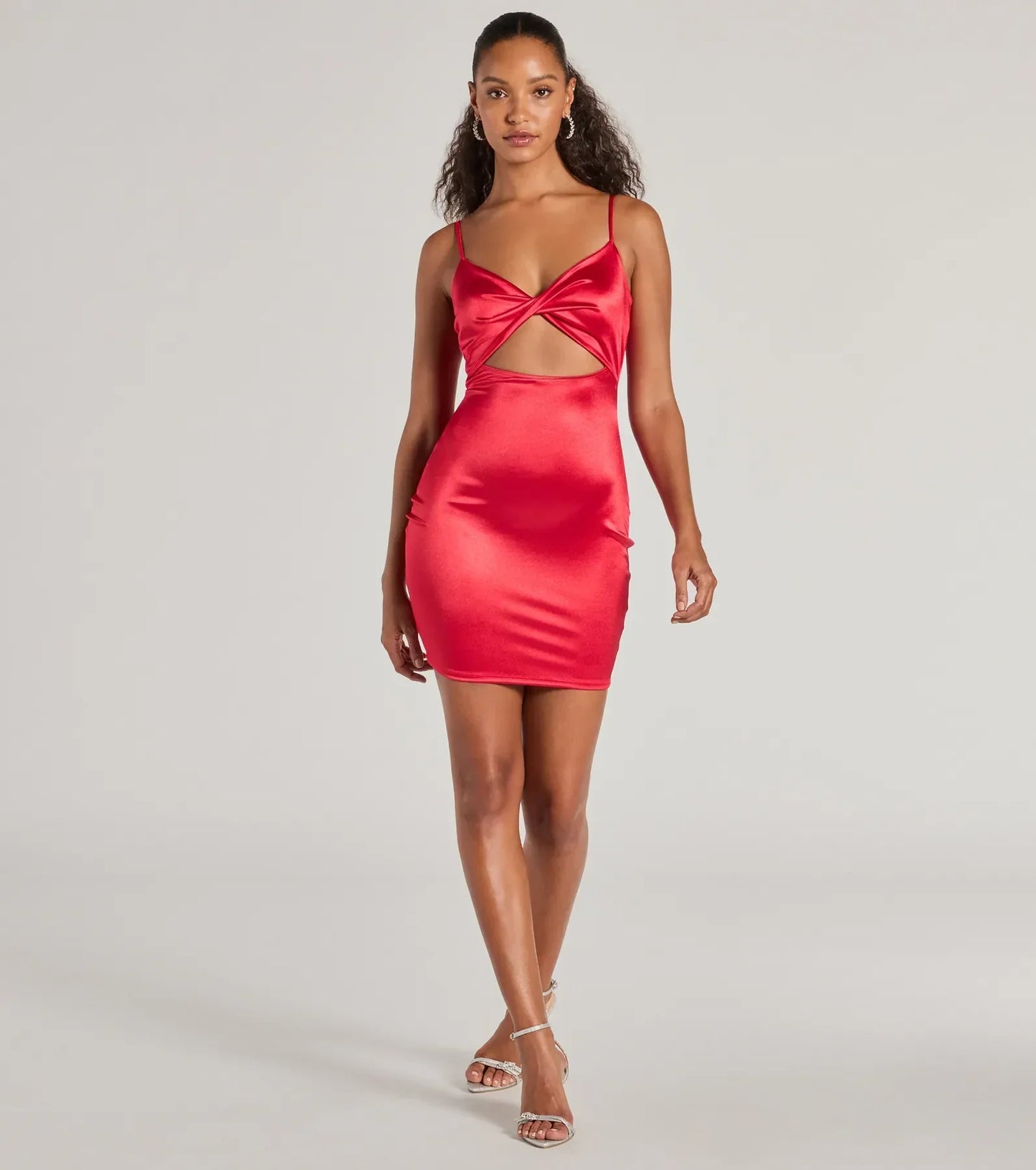Strut To The Club Cutout Mini Dress