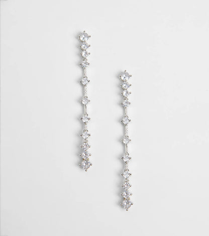 Sophisticated Taste Cubic Zirconia Earrings