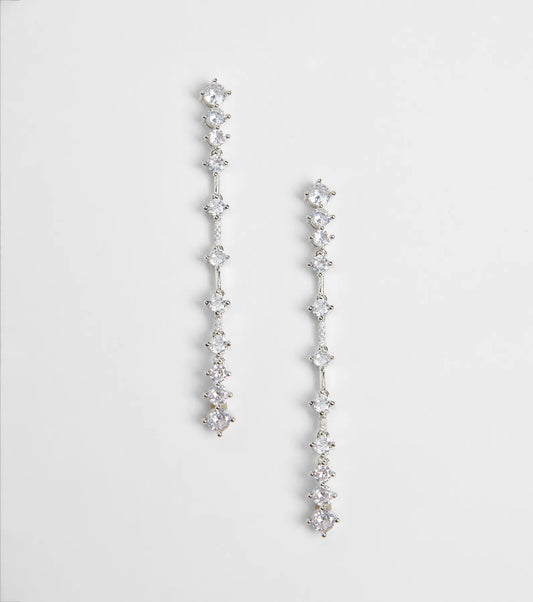 Sophisticated Taste Cubic Zirconia Earrings
