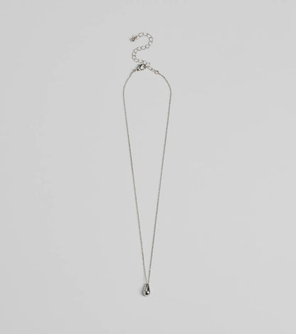 Chic Approved Teardrop Charm Necklace