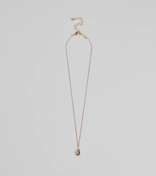 Chic Approved Teardrop Charm Necklace