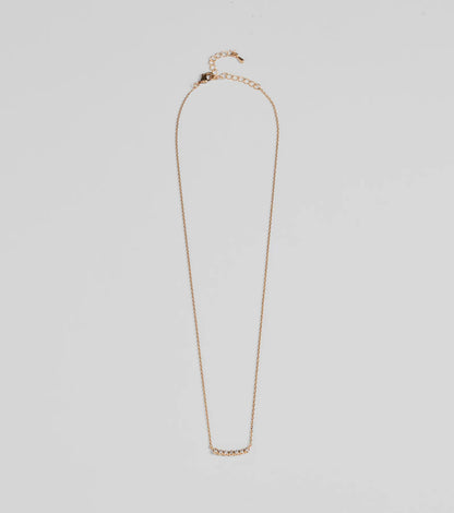 Keep It Dainty Cubic Zirconia Necklace