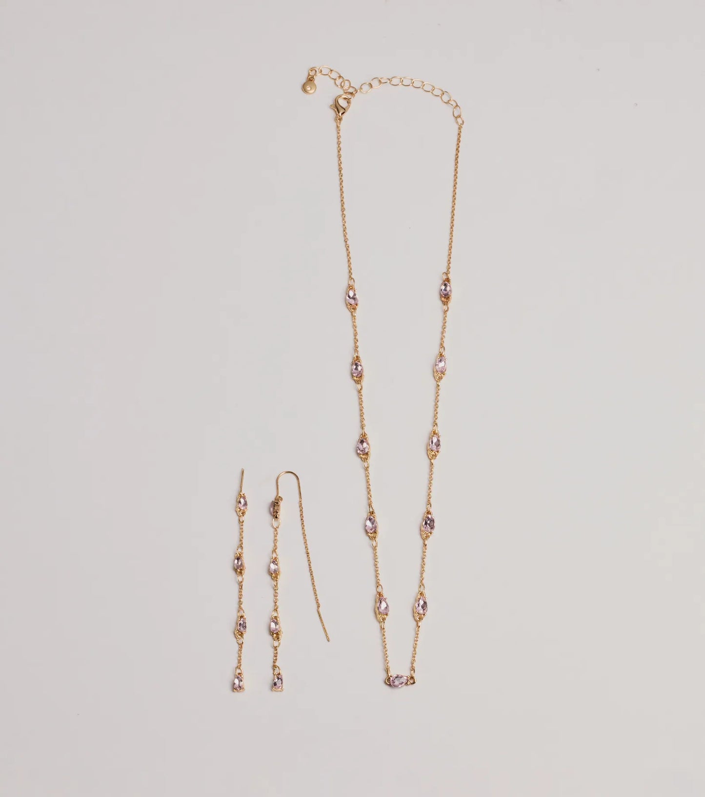 Charming Beauty Rhinestone Necklace Set