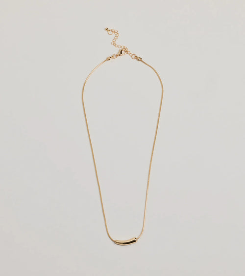 Dainty Luxe Bar Charm Necklace