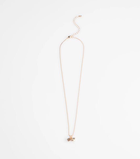 Roll The Dice Charm Necklace