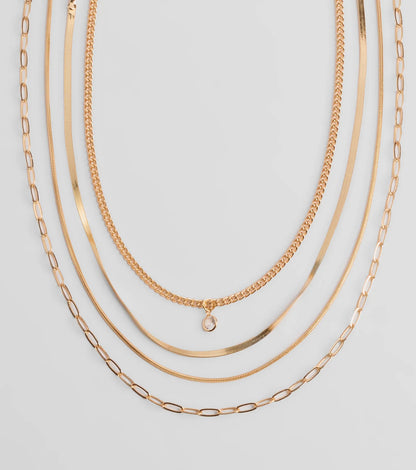 Extra Radiance Four-Pack Necklace Set