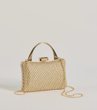 Glitz And Glam Rhinestone Clutch