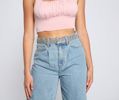 All That Glitz Rhinestone Belt