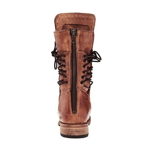 Beaded Strap Martin Boots