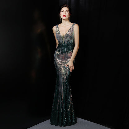 Ava Colorful Sequin Formal Dress