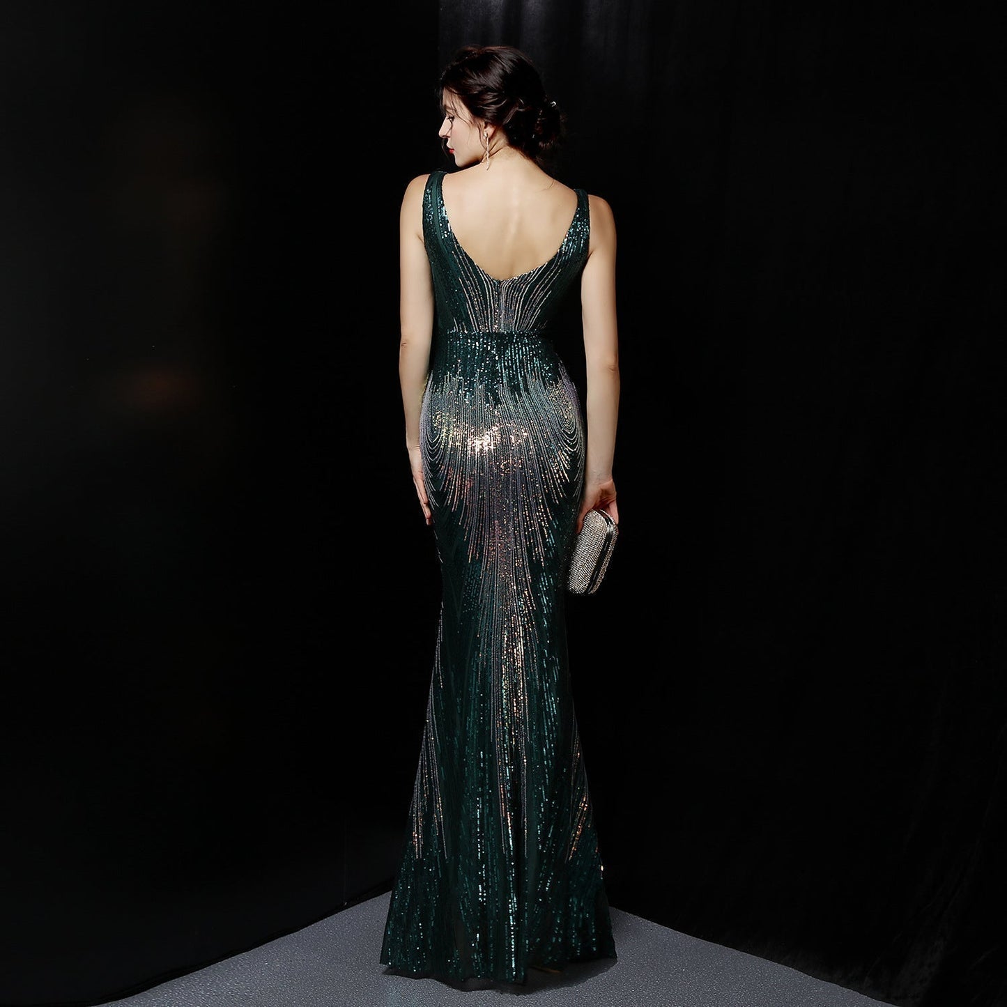 Ava Colorful Sequin Formal Dress