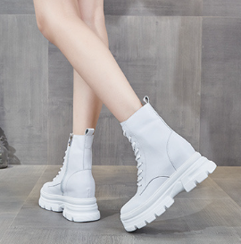 Chunky Platform Combat Ankle Boots Goth Lug Sole Booties