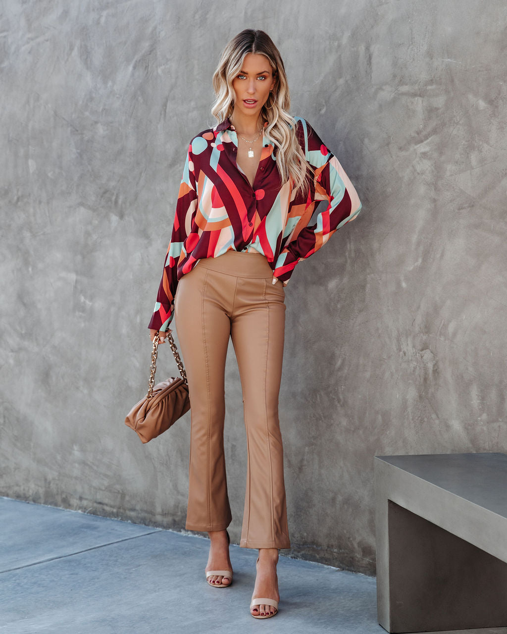 Funky Town Button Down Blouse