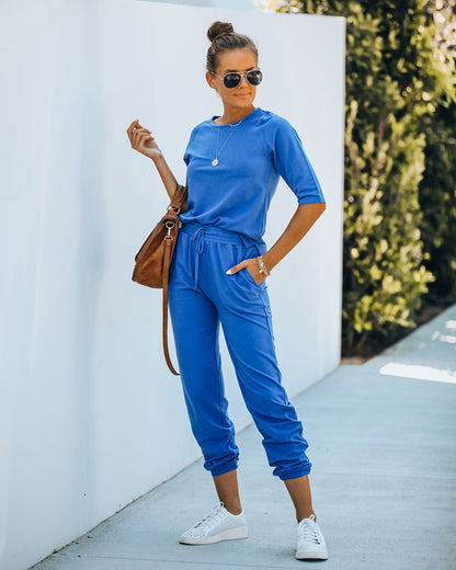 Georgie Cotton Blend Raglan Top