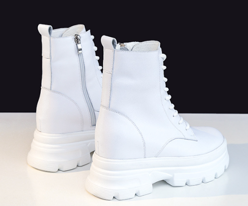 Chunky Platform Combat Ankle Boots Goth Lug Sole Booties