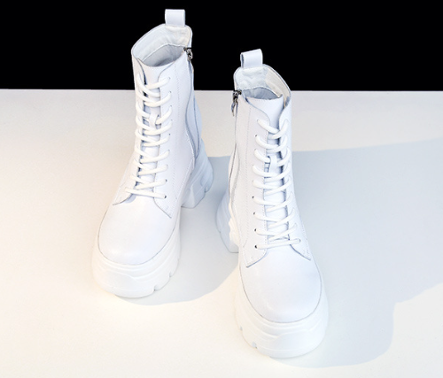 Chunky Platform Combat Ankle Boots Goth Lug Sole Booties