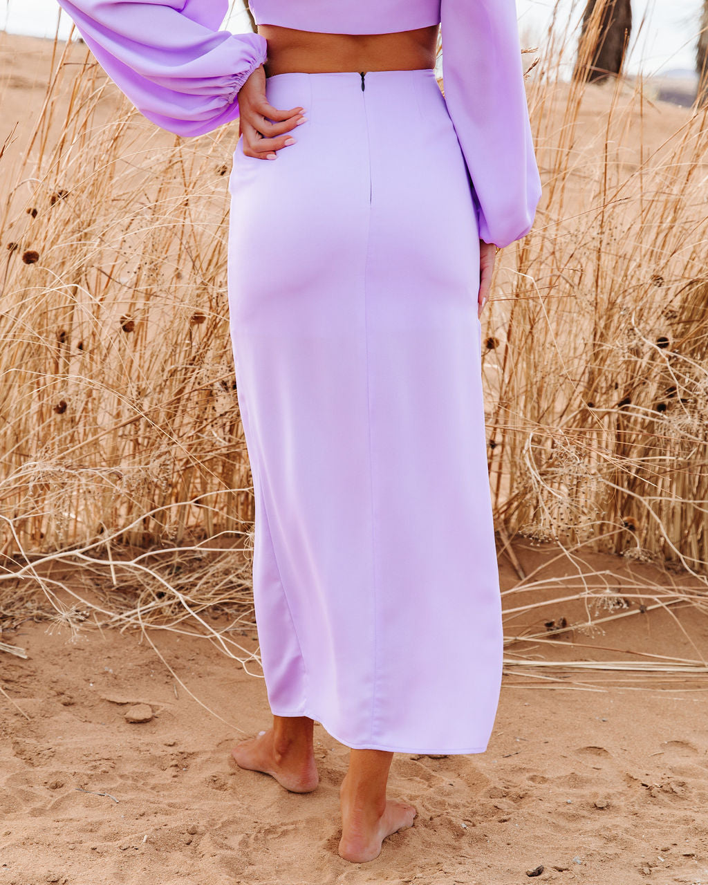 Astra Slit Midi Skirt